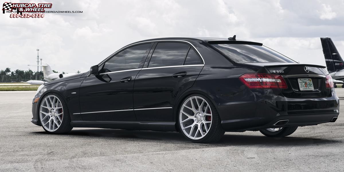 vehicle gallery/mercedes benz e350 niche intake m160 20x85  Silver & Machined wheels and rims